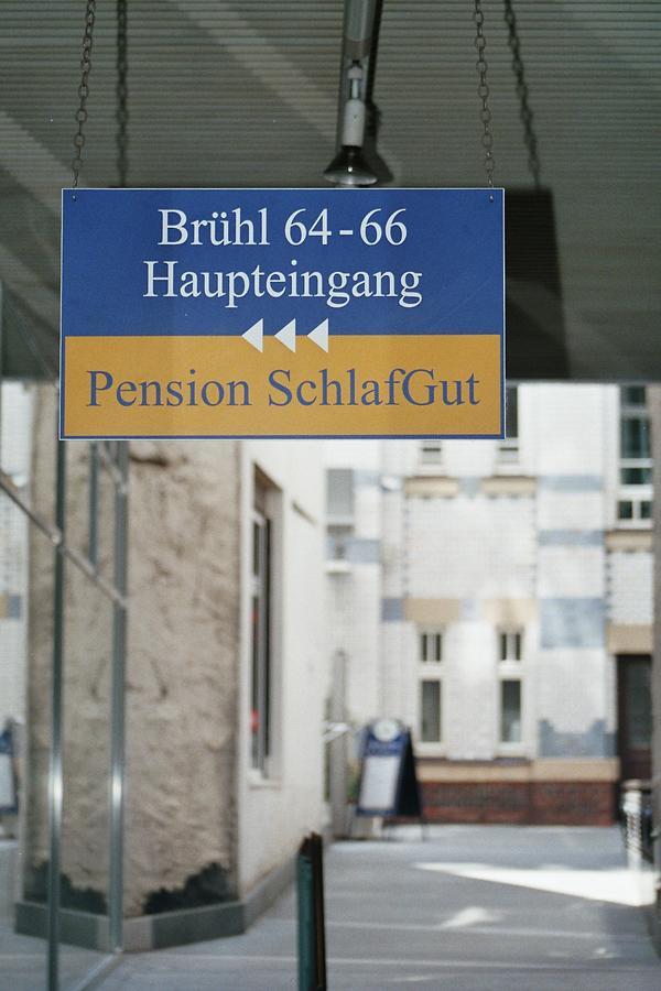 Pension Schlafgut Leipzig Eksteriør billede
